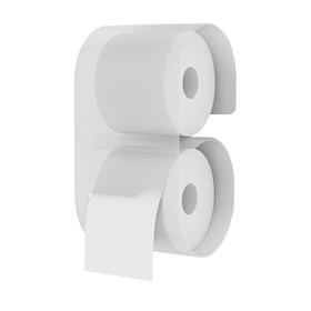 WC-paperiteline - kirkasta akryyliä