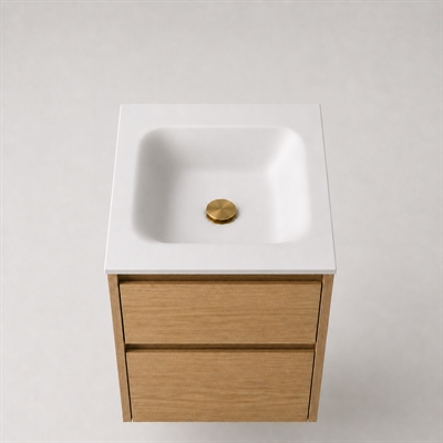 Corian kylpyhuonetaso 52 cm sis. Type 7 allas, Glacier White