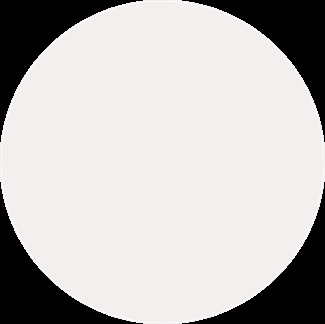 Glacier White Corian Pyöreä 6 mm