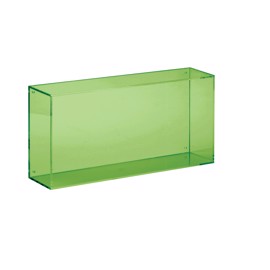 Pitkulainen laatikko - vihreää akryyliä