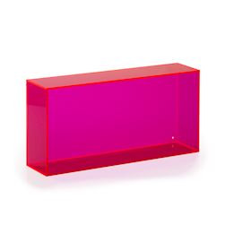 Pitkulainen laatikko - pinkkiä akryyliä