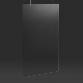 Ripustettava sermi Clear Plexiglas® 124 x 67 cm