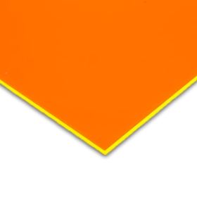 Oranssi fluoresoiva akryyli 
