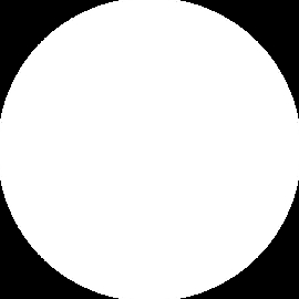 Designer White Corian Pyöreä 12 mm